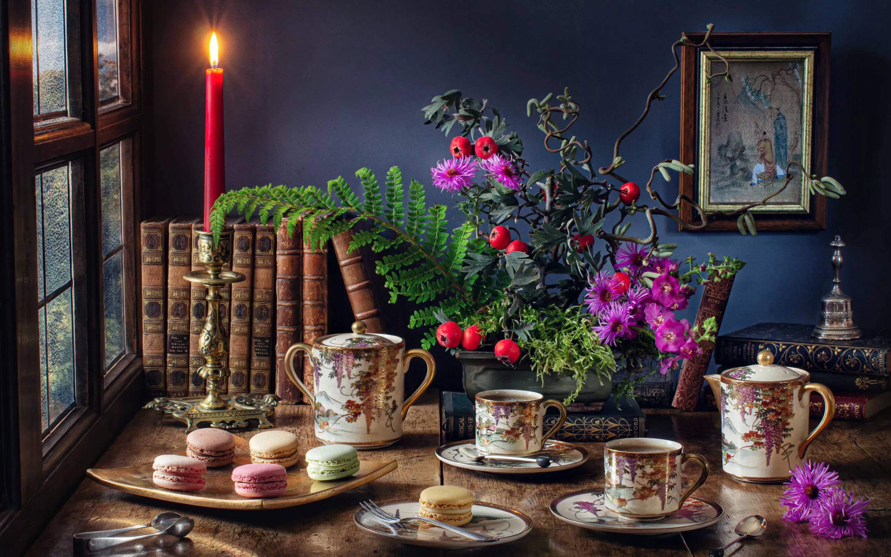 Шиповник и макаруны