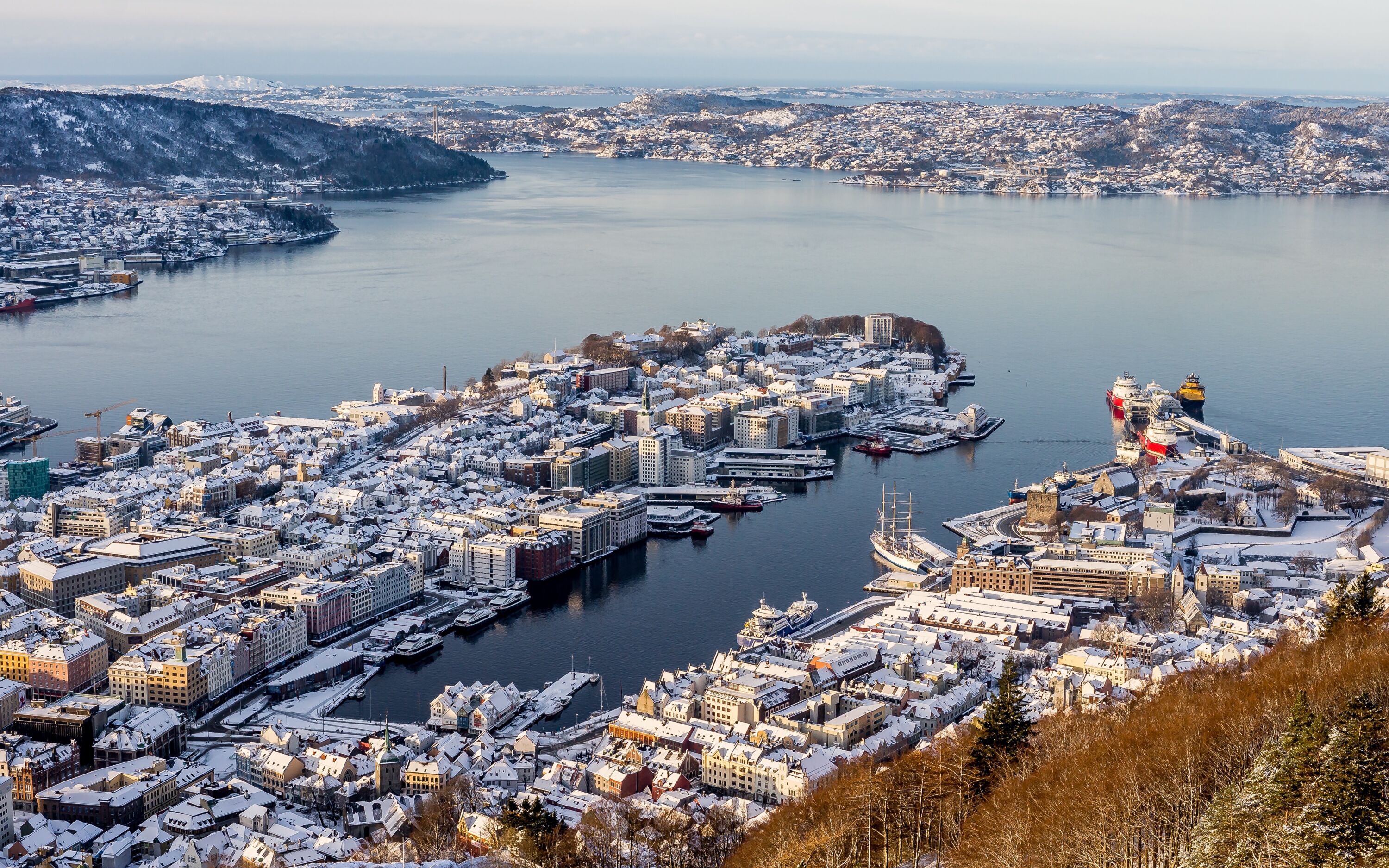 Зима, Берген