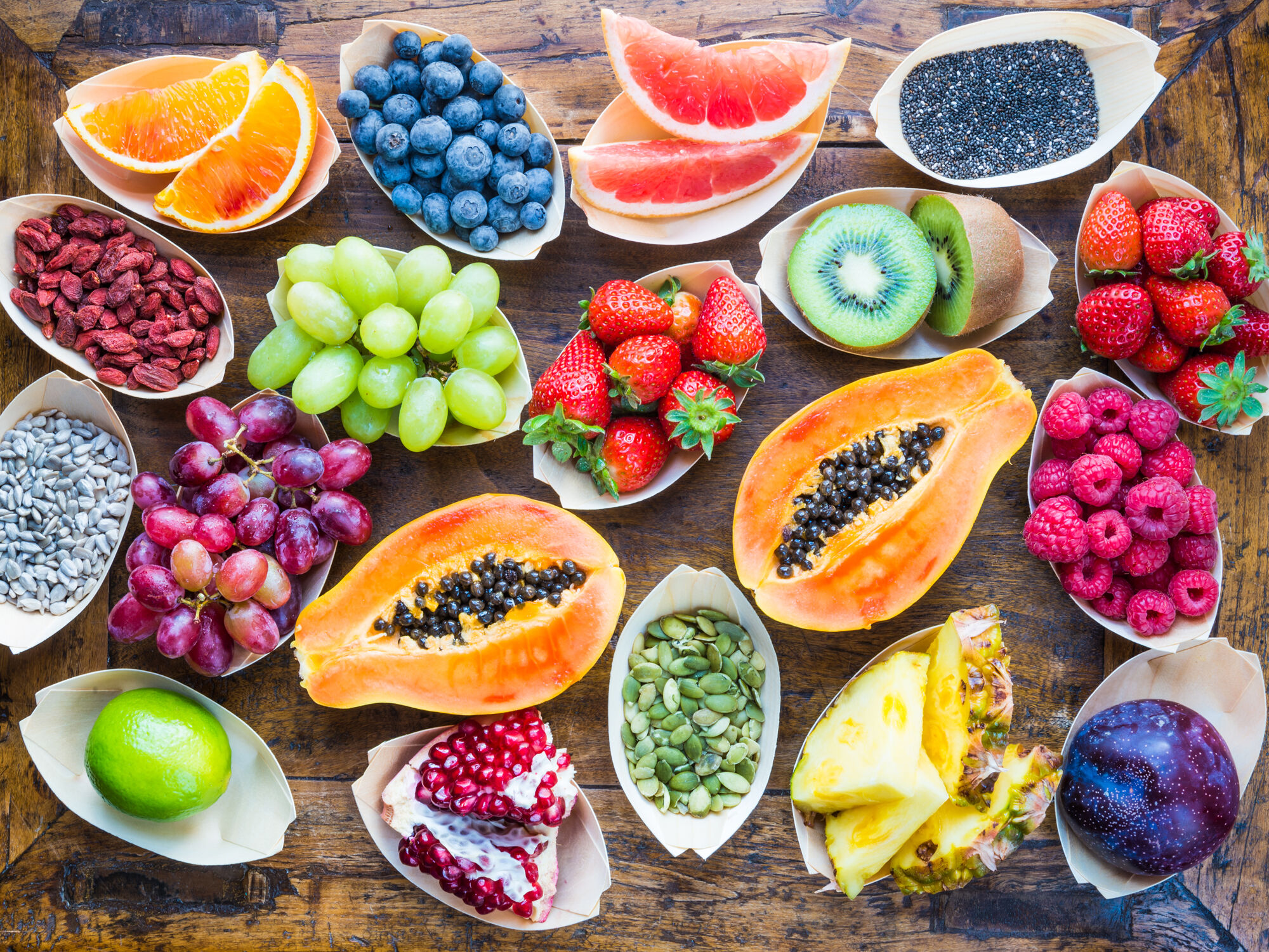 Фрукты и ягоды для бодрости