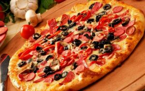 Красная пицца