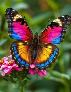 Радужная бабочка