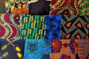 Африканские ткани фон