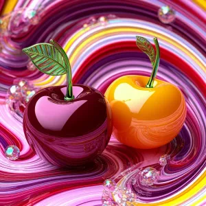 Стеклянные ягоды