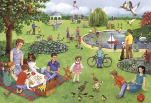 Летний выходной день