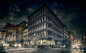 Манхэттен ночью