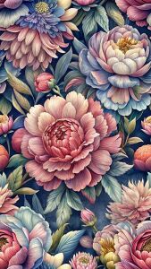 Объемные пышные цветы