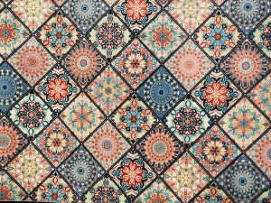 Узоры в ромбах