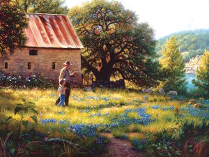 С сыном на рыбалку