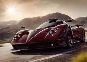 Pagani Huayra красный