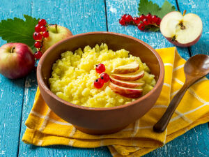 Пшенка с яблоком