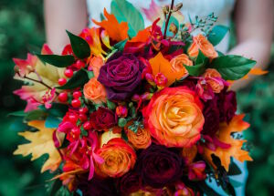 Букет огненных красок