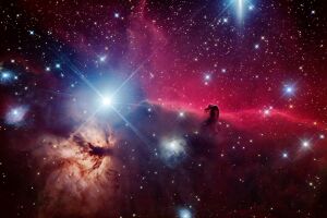 Тёмная туманность в созвездии Ориона