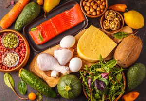 Сыр, мясо и рыба