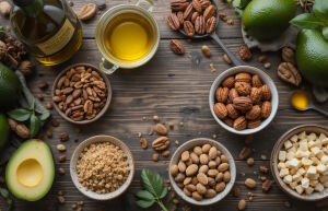 Авокадо и орехи