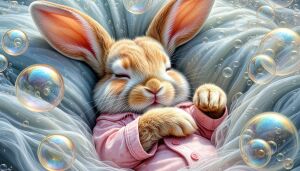 Зайка и пузыри