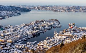 Зима, Берген