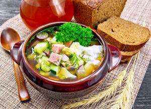 Окрошка с квасом