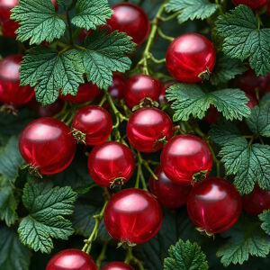 Смородина красная графика