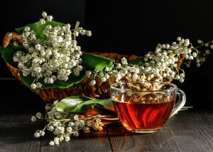 Ландыши и чашка