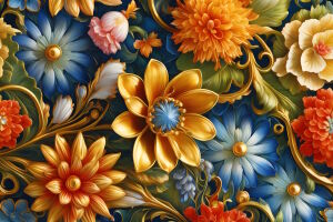 Объемная цветочная композиция