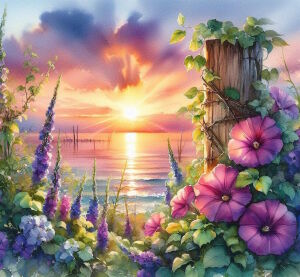 Вьюнок и закат