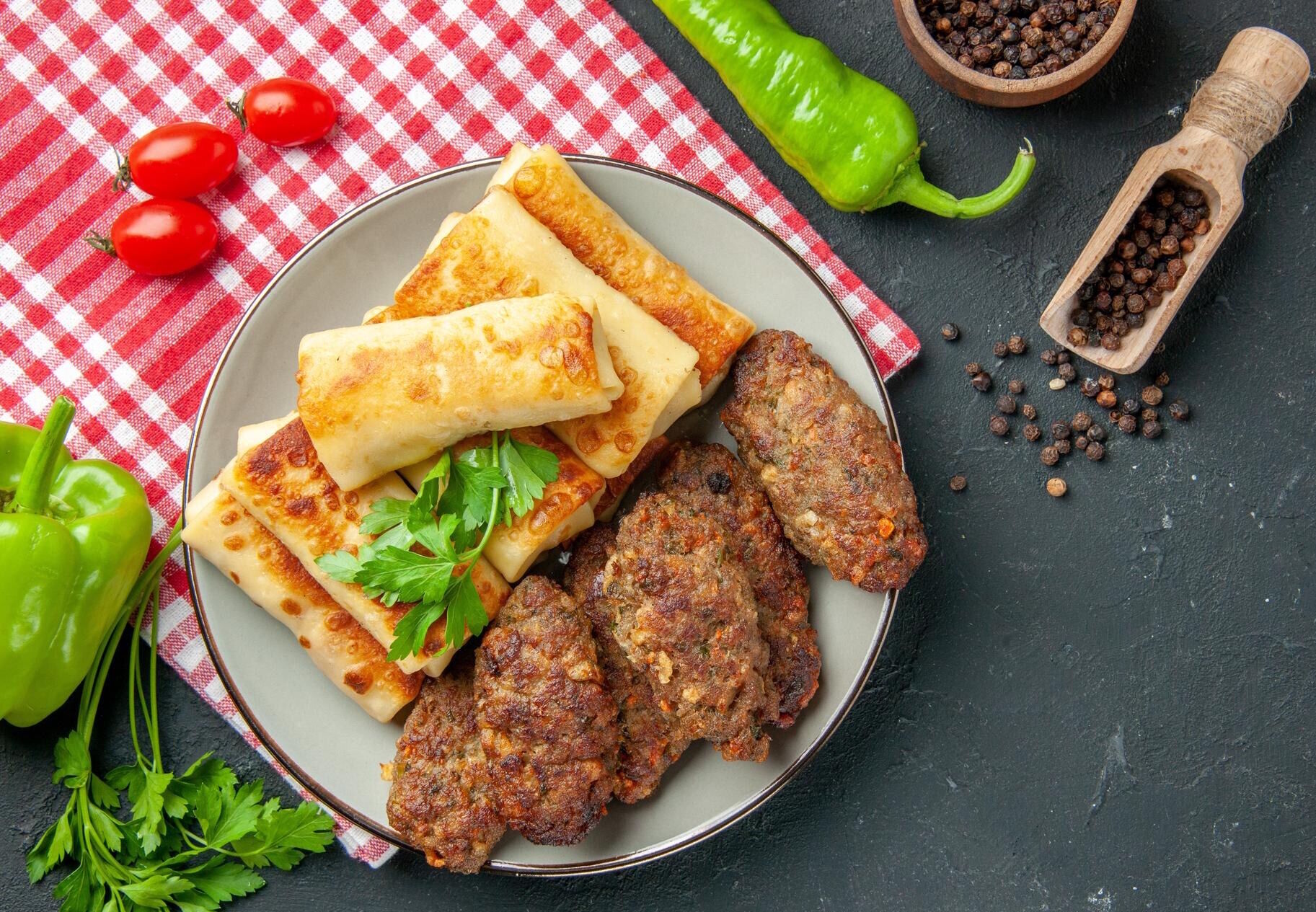 Котлетки и блинчики