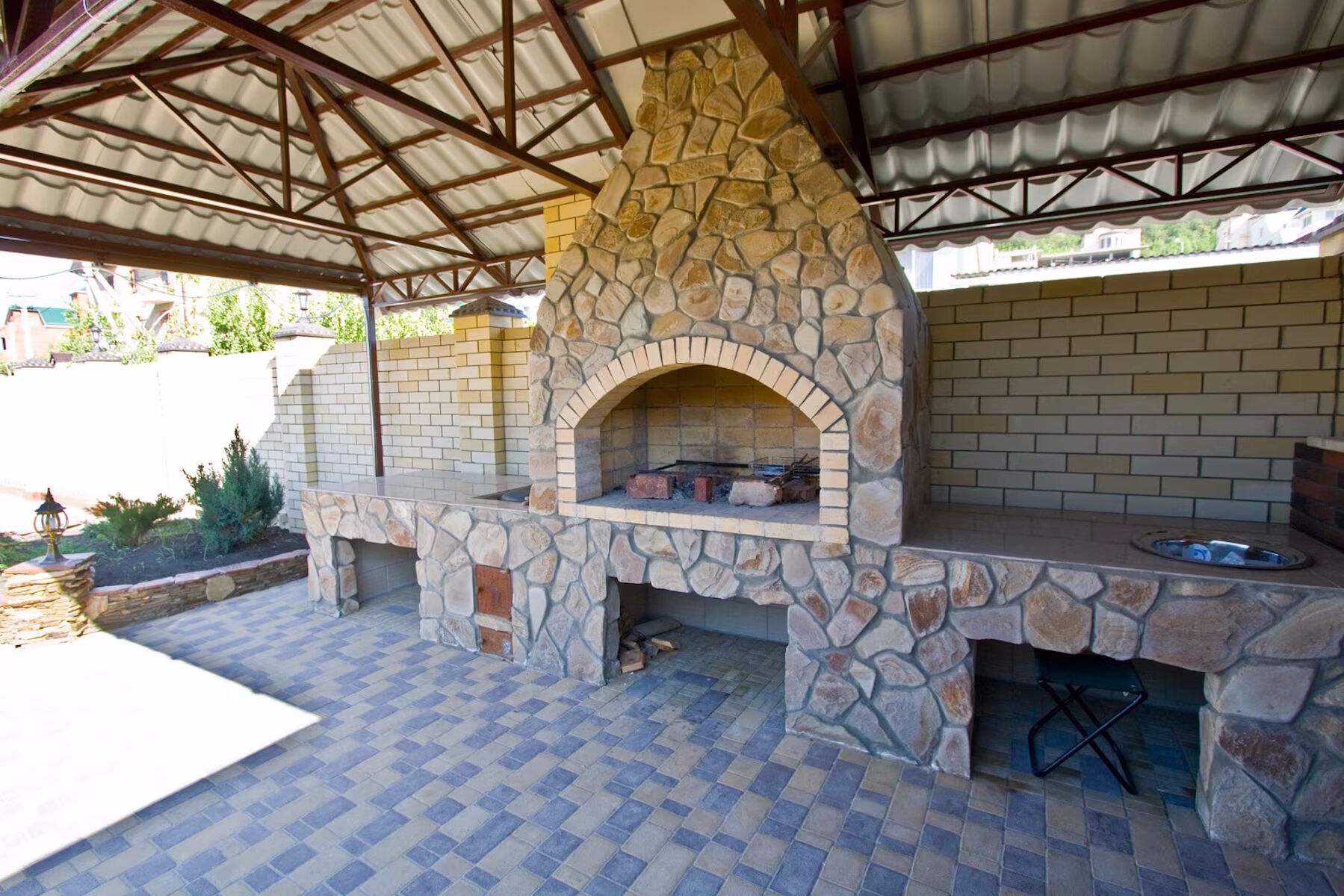 Беседка шашлычная