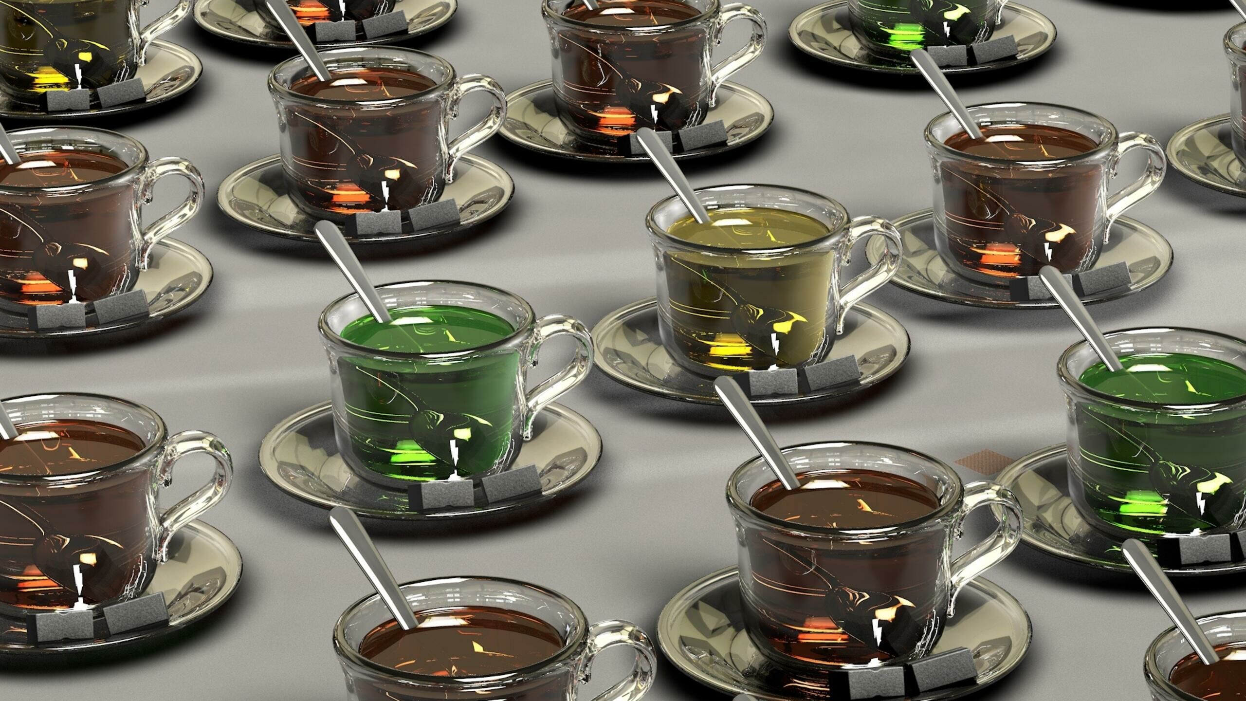 Чашки с чаем