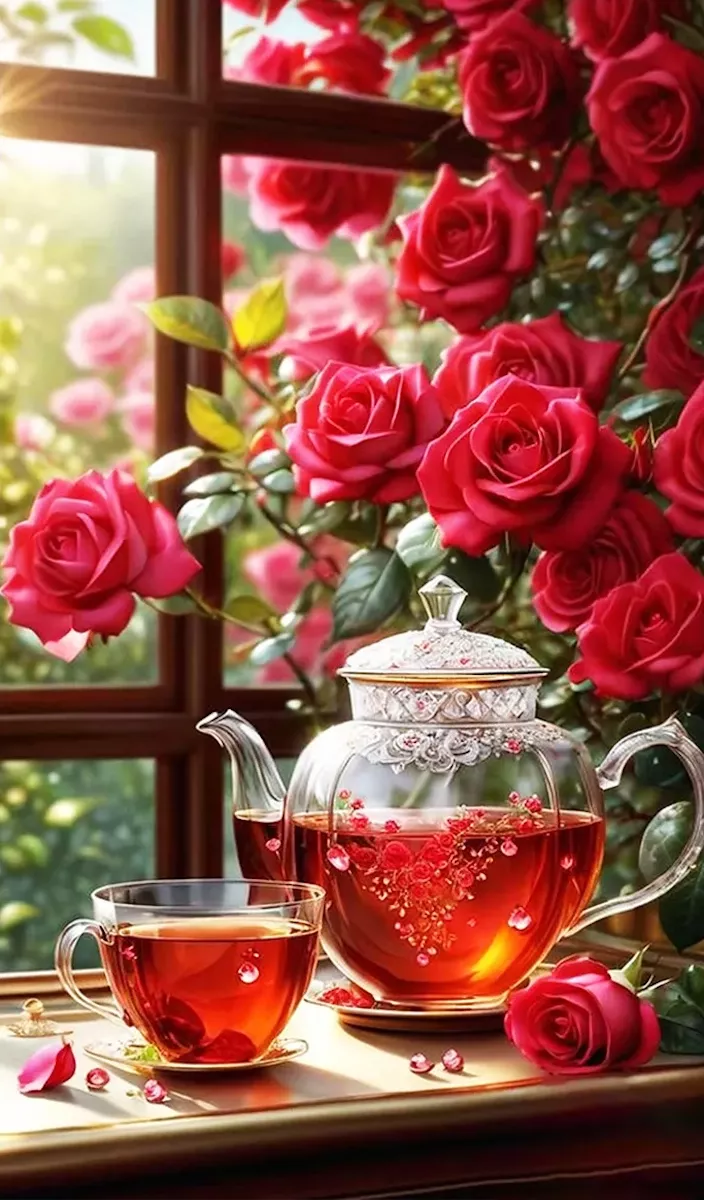 Чай и розы