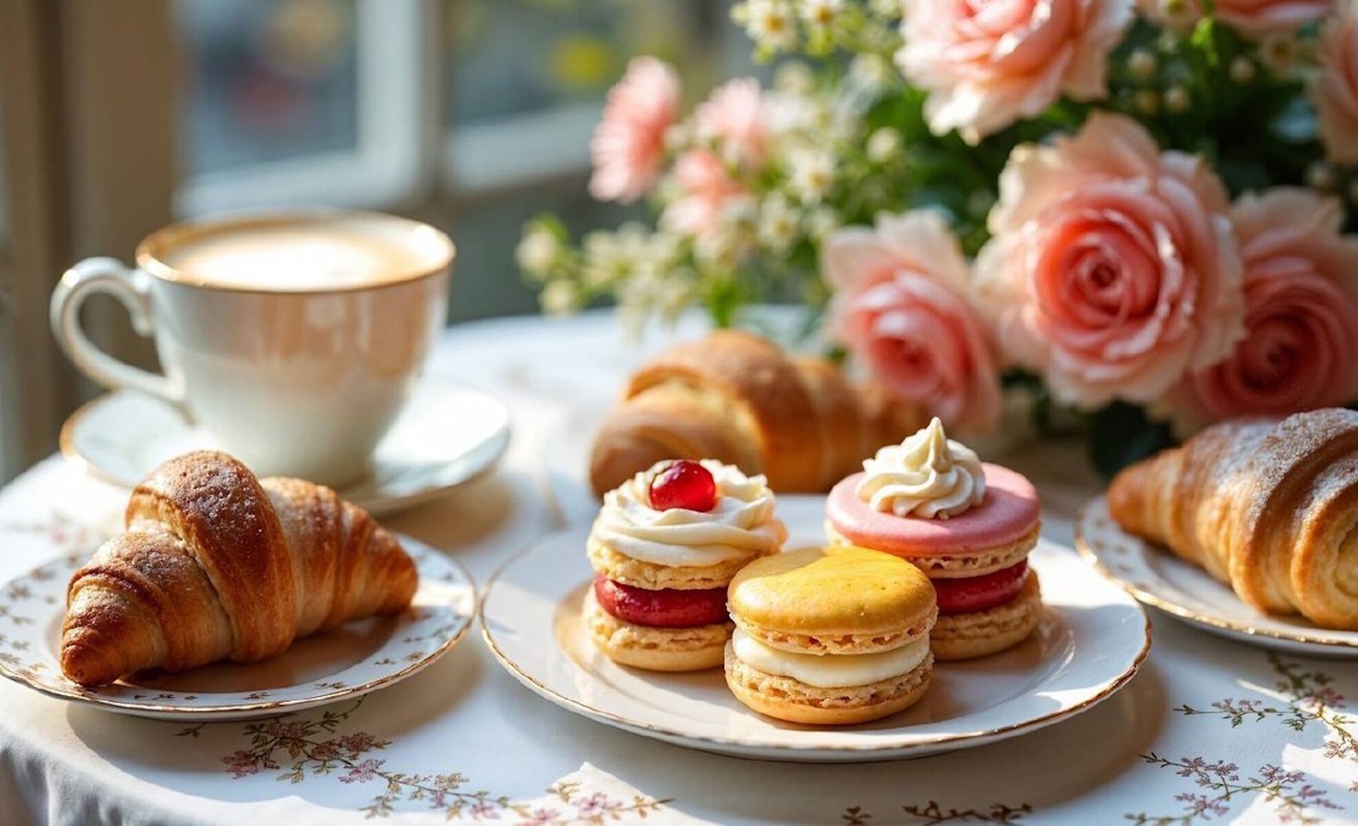 Макаруны и круассаны