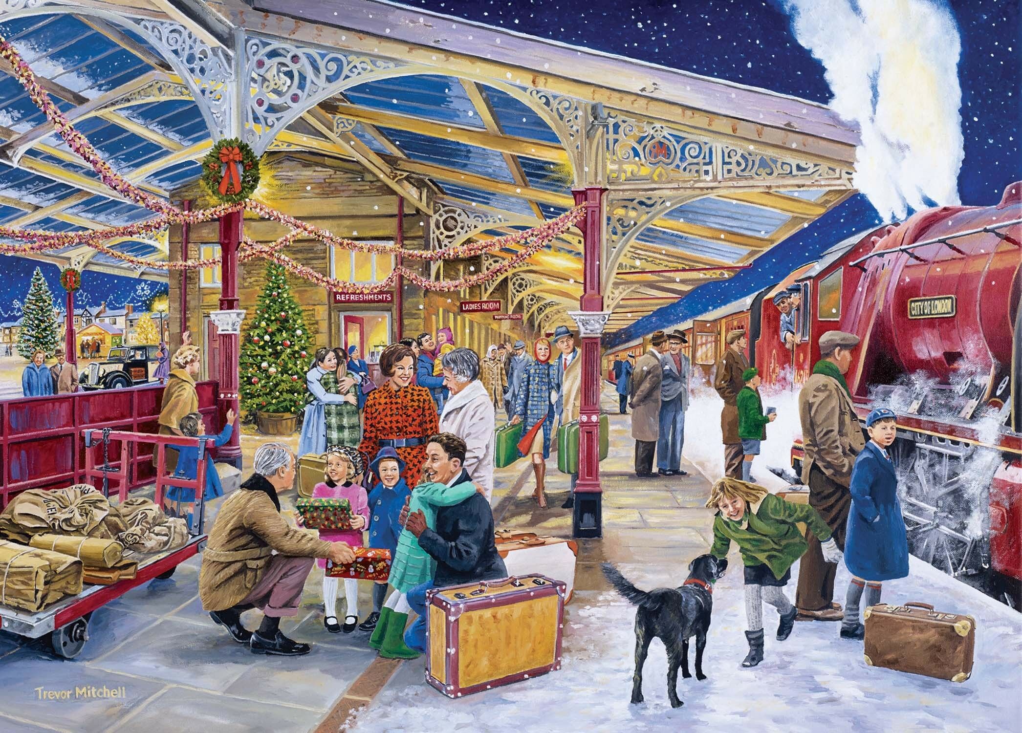 Зимой на станции