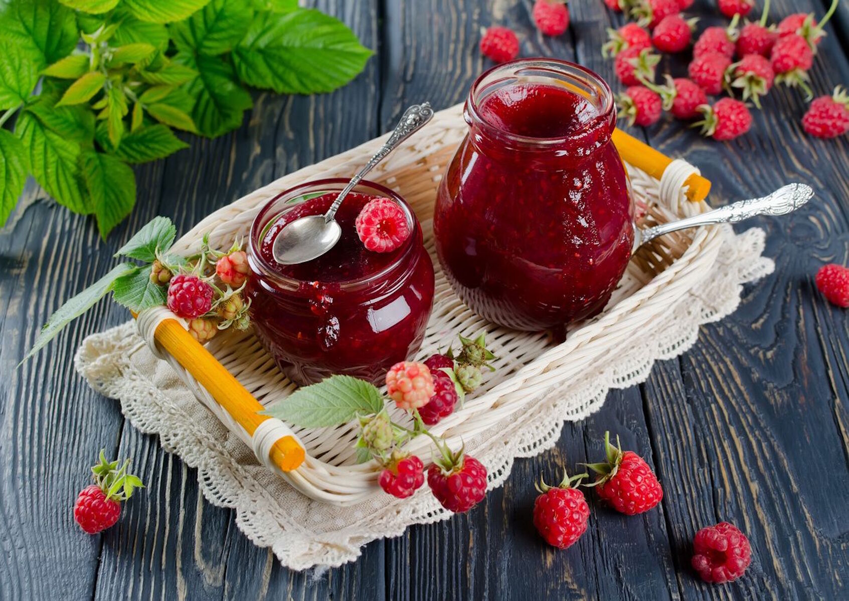 Варенье из садовой малины