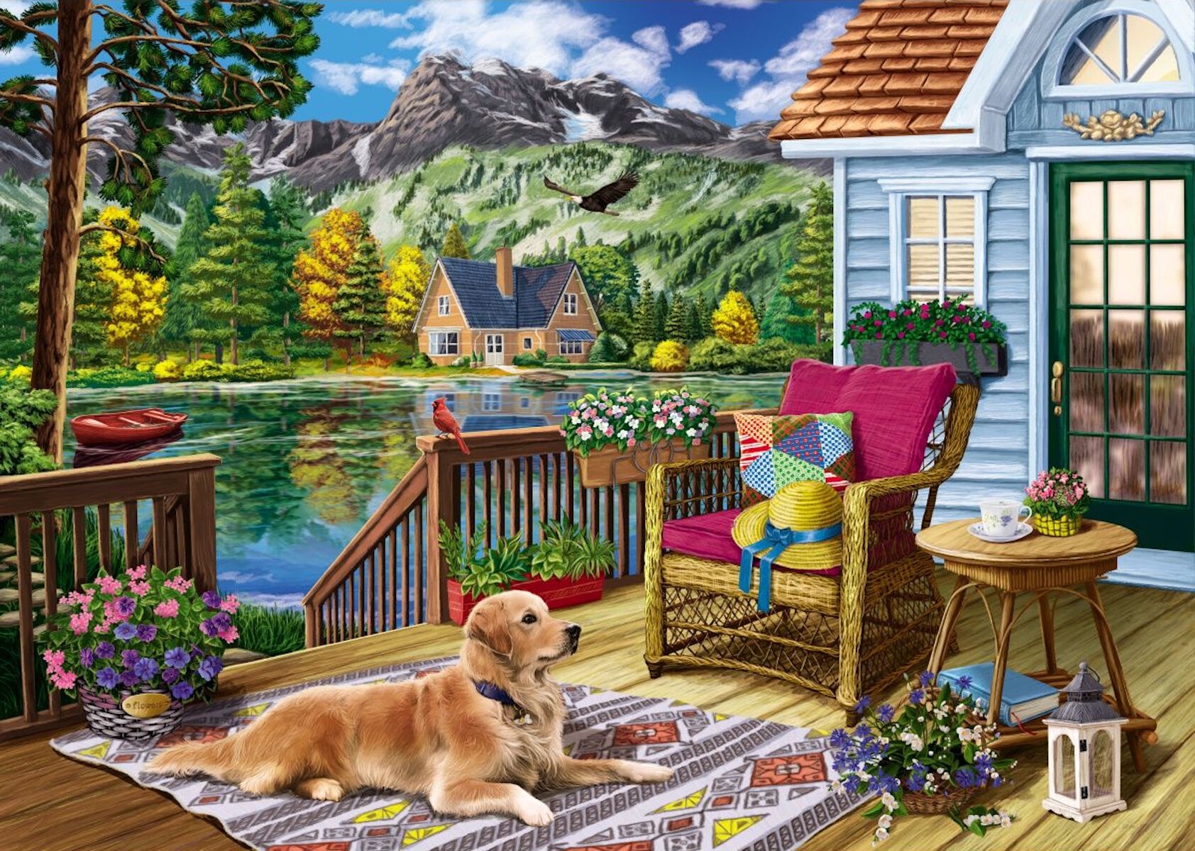 Отдых у горного озера