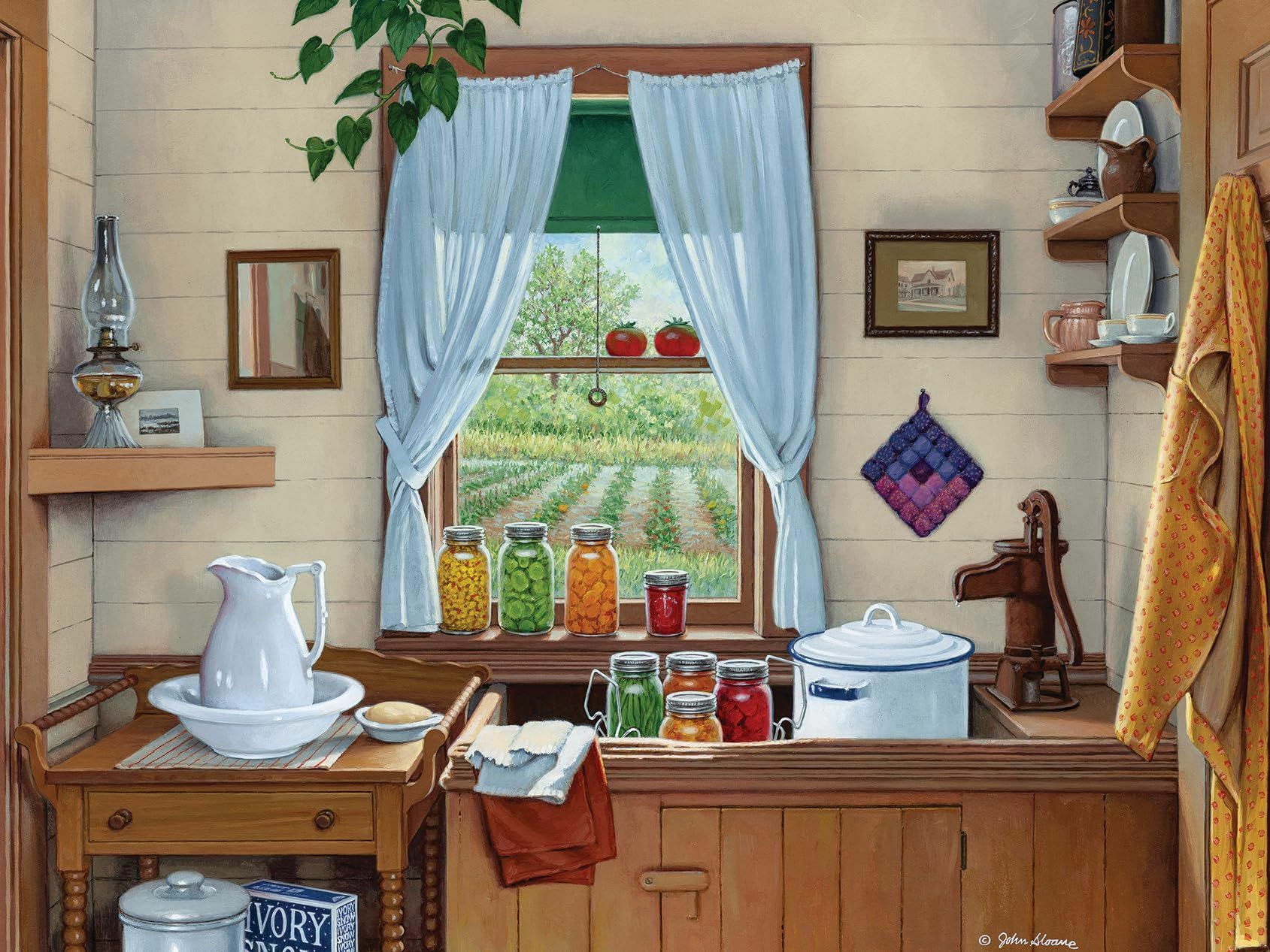 Окно с видом на огород