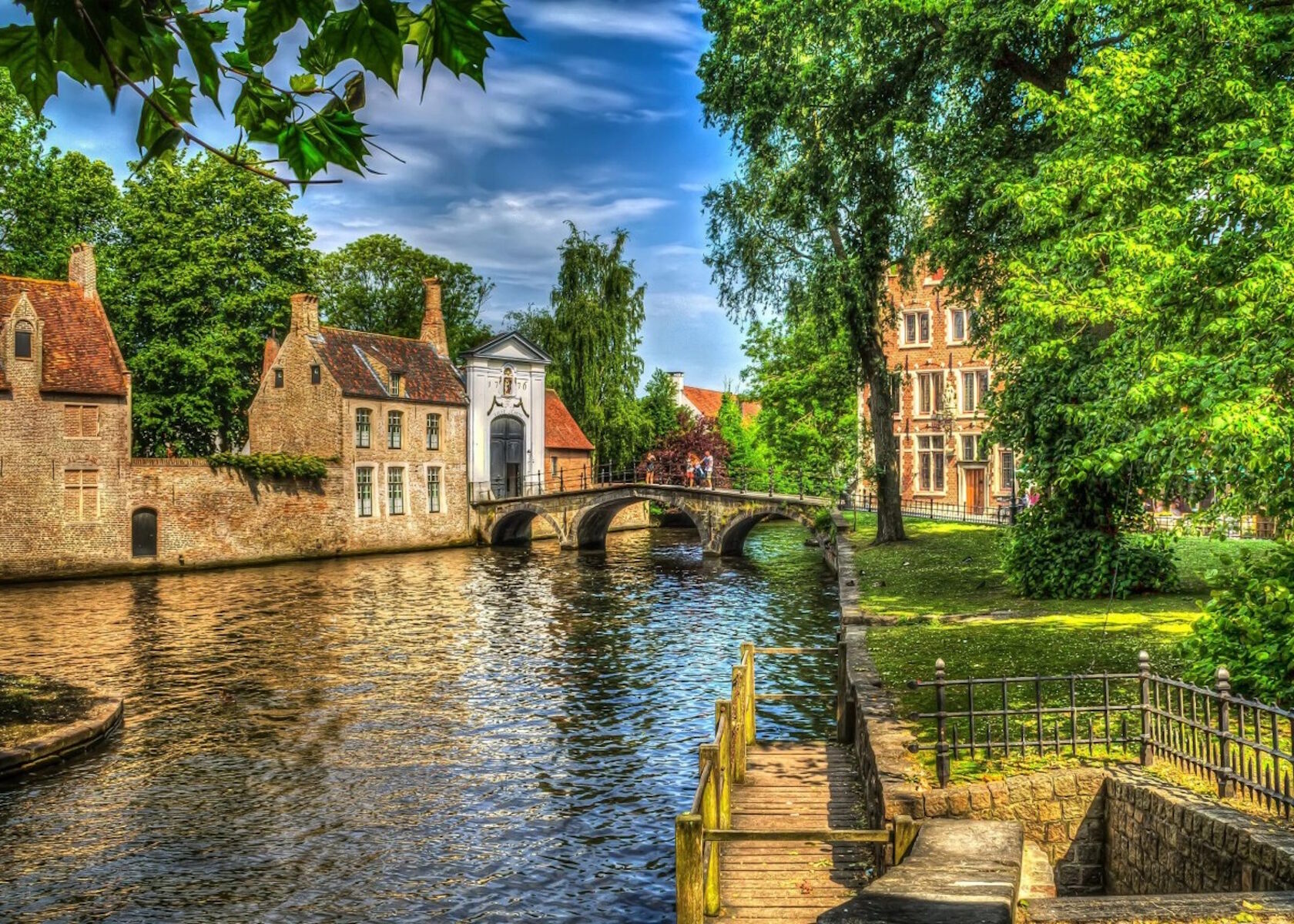 Речка в Брюгге