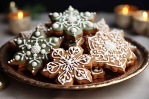 Печеньки снежинки