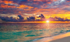 Разноцветный закат