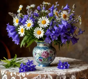 Колокольчики и ромашки