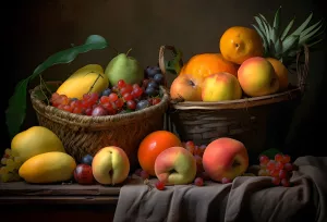 Экзотика в корзинах