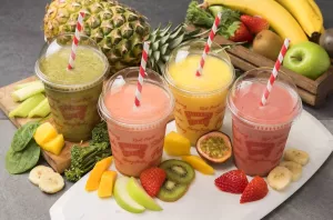 Четыре разные смузи