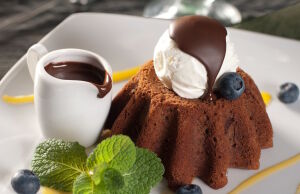 Кекс с мороженым