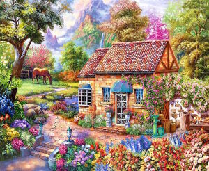 Лошадка у дома