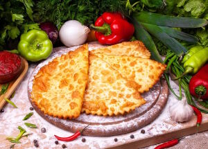 Чебуреки с перцем