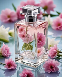 Духи с цветами внутри