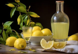 Лимонный крепкий напиток