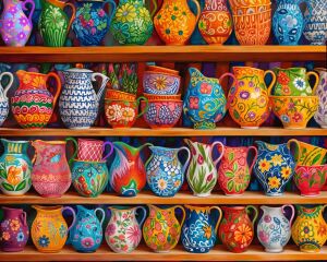 Разукрашенные кувшины