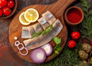 Селедка с луком