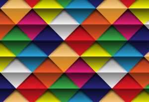 Цветные ромбы