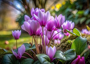 Цикламен фиолетовый