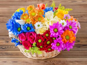 Цветочная корзинка